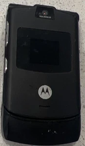 Motorola RAZR / Razor V3 - Black, Cingular, 4411H, Cellular Flip Phone - ๐ Info - Picture 1 of 5