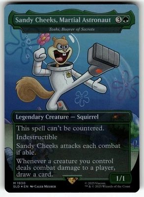 Sandy Cheeks, Martial Astronaut - Toski, Bearer of Secrets (Rainbow Foil) MP MTG - Image 1 of 2