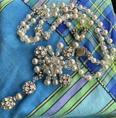 COLLANA MIRAM HASKELL CON MEDAGLIONE ANNI 50 , LUNGA E BELLISSIMA ! - Immagine 1 di 4