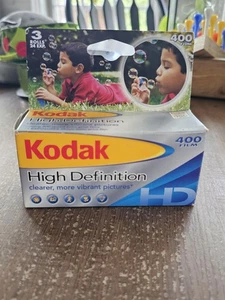 Kodak High Definition 35mm Film Color HD 3 Rolls 24 Exp 2005 ISO 400 NOB Vtg - Picture 1 of 5
