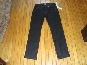 HUDSON JEANS HERREN BYRON GERADE PASSFORM RAW DENIM BLAUE FARBE GRÖSSE 34 NEU MIT ETIKETT @ $ 189,00 - Bild 1 von 21