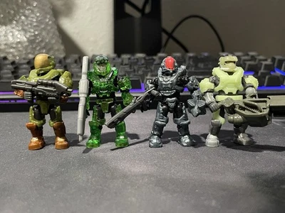 Spartan EVA Operator Orbital EOD Flamethrower Lot Halo Mega Construx Figure - Image 1 of 3