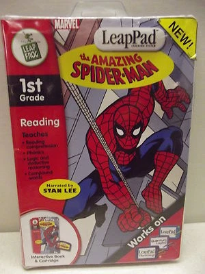 LEAP FROG LEAPPAD THE AMAZING SPIDER-MAN BOOK & CARTRIDGE - Image 1 of 2