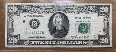 1969 C OLD $20 BILL RARE - Image 1 of 4