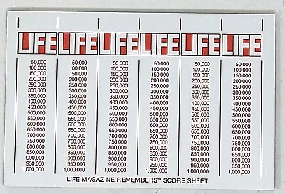 Life Magazine Remembers Board Game 1985 - Replacement Pieces YOU Choose!  - MINT - Image 1 of 2