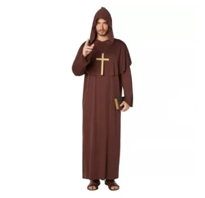 Monk Costume - Plus Size - Spirit Halloween NEW - Picture 1 of 2