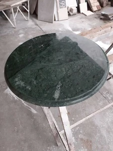 Tavolo in marmo verde Guatemala da salotto/ufficio 50x50x2 cm,tavolino da caffè - Foto 1 di 6