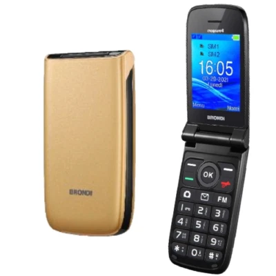 Brondi Magnum 4  Telefono Cellulare Maxi Display, Tastiera GRANDE 1.3 MP, GOLD  - Immagine 1 di 2