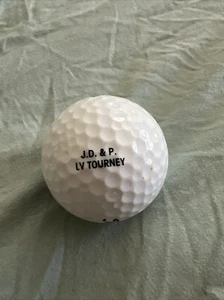 J.D. & P. LV Tourney Golfball Titleist 1 HP2 Distance in weiß Ready For You - Bild 1 von 3