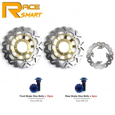 Передние задние тормозные диски + болты винты для Triumph Daytona 675 2006 - 2012 - Изображение 1 из 4