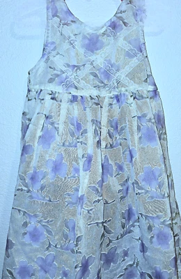 TALLA 3T por GREEN DOG PASCUA ESPECIAL OCC PRIMAVERA VERANO LAVANDA VESTIDO FLORAL con ENCAJE Foto 1 de 4