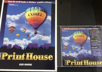 Corel Print House PC Software & User Manual - Image 1 of 4