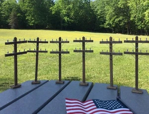 Miniatur Telefon Versorgungsmasten 7 Zoll hoch - 12 Stück/O Scale Zug Landschaft  - Bild 1 von 5