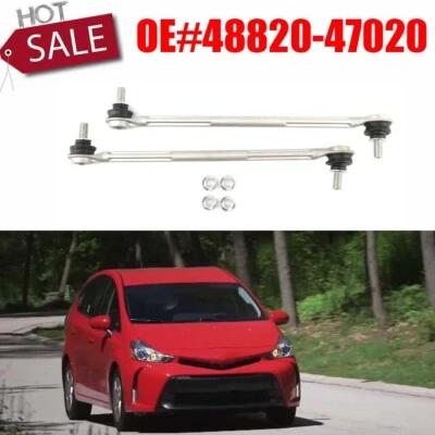 48820-47020 Juego de eslabones de barra estabilizadora delantera para LEXUS CT200H NX300 TOYOTA PRIUS Foto 1 de 4
