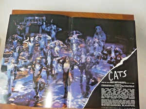 Folleto de recuerdos de gatos jardines de invierno Blackpool 1989 Andrew Lloyd Webber - Imagen 1 de 2