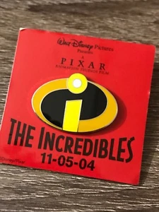 PIN PROMOCIONAL DE LOS INCREÍBLES 2004 1" PARA ANUNCIAR LA PELÍCULA - Imagen 1 de 5