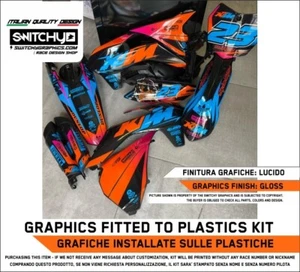 Plastiche + Grafiche KTM 2013 2014 2015 SX SXF SX-F Compatibili decals stickers - Picture 1 of 4