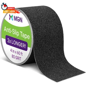 - Value Pack - Heavy Duty anti Slip Grip Tape - 4" X 60 FT Non-Slip Tape, Indoor - Picture 1 of 12