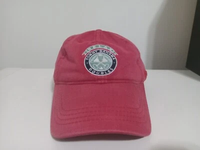 TOMMY BAHAMA Hat RELAX Cap Doubles Martini Glasses Strapback Raised Letters Red - Image 1 of 4