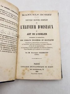 Schmitt (Georges), New Complete Bird Breeder Manual, EO 1884 - Picture 1 of 6