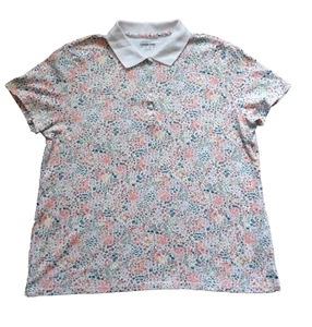Lands' End Floral Polo T-shirt - Picture 1 of 5