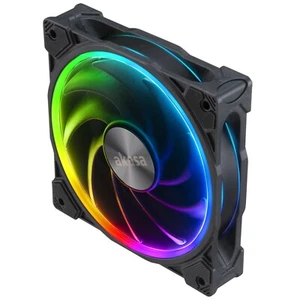 Akasa Soho AR 120mm 2000RPM PWM Addressable RGB LED Fan, 4-Pin Fan & 3-Pin ARGB - Picture 1 of 6