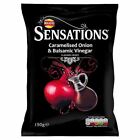 Sensations Caramelised Onion & Balsamic Vinegar Crisps 150g - Pack of 2