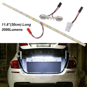 Bright HID White LED Strip Light Car Trunk Cargo Area Illumination 11.8" - Picture 1 of 11