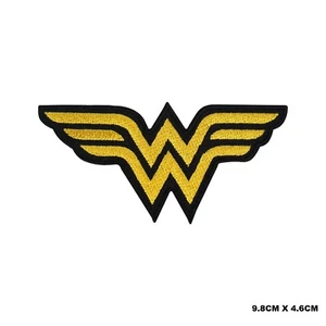 Wonder Woman Superheld bestickt Aufnäher Bügelbild/Aufnähen Patch Batch für Kleidung - Bild 1 von 1