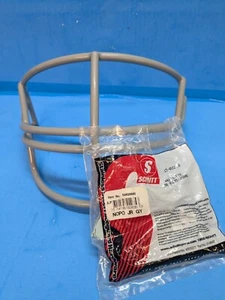 New Schutt Jr Pro Gray Football Helmet Facemask & Hardware - Picture 1 of 7