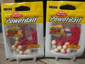2 Packs Berkley 3" Floating Mice Tails Soft Fishing Baits - Marshmallow Candy - Picture 1 of 4