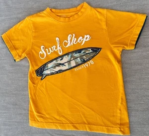 2013 GYMBOREE Gone Surfin' Surf Shop Surfboard Embroidered Applique Tee 6 Yrs - Picture 1 of 4