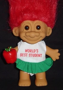 "MUÑECA ESTUDIANTE DEL AÑO Russ Troll Muñeca 5" NUEVA Difícil de Encontrar CELEBRAR ESCUELA - Imagen 1 de 1