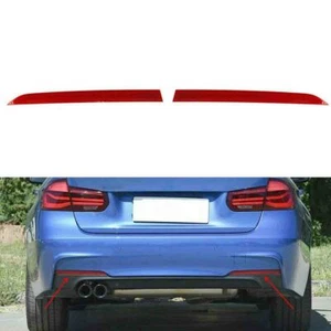 Rückstrahler Reflektoren SET Rot Passend für BMW F30 F31 mit M Sport 2012-2017 - Picture 1 of 13