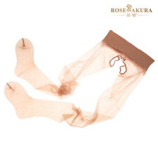 Rose Sakura SEAMLESS Pantyhose Ultra Sheer Glossy Stockings Open Crotch 7301