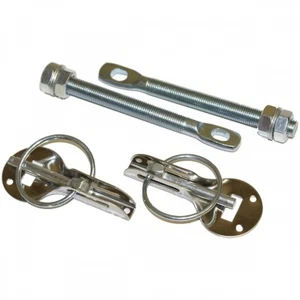 Stainless steel hood holder, hood closure, rally, slalom, hood holder, motorsport - Picture 1 of 1