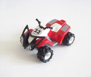 PLAYMOBIL (S227) RACING - Quad Rouge & Blanc à Friction Rallye Désert Foret 4228 - Foto 1 di 1