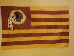 Bandera Washington Red Skins Rayas 3 x 5 # 82 - Imagen 1 de 1
