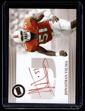 Jonathan Vilma 2004 Press Pass Red Ink Autograph Rookie Card  #G39