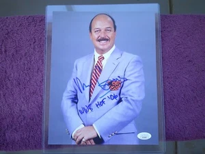 MEAN GENE OKERLUND SIGNED 8X10 PHOTO JSA COA - Picture 1 of 3