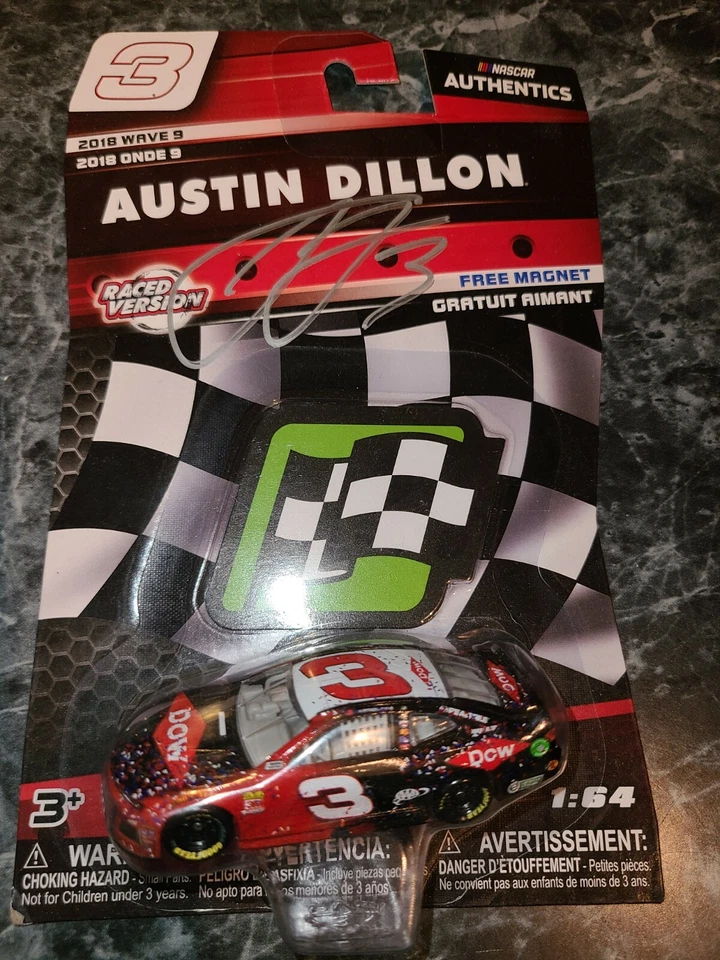 Austin Dillon SIGNED 1:64 Daytona 500 Winner #3 Dow RCR Richard Childress Racing - Image 1 of 1