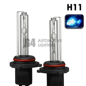 2X NEW HID XENON H11 Headlight/Fog Light HID Bulbs AC 35W 8000K Iceberg Blue - Picture 1 of 12