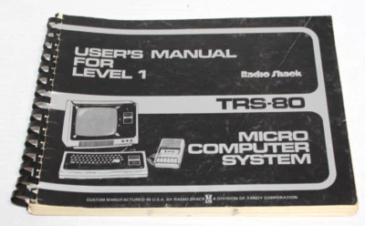 Радио Shack микро компьютерная система руководство пользователя для уровня 1 TRS-80 - Изображение 1 из 4