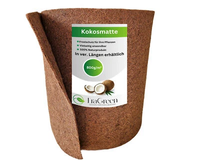 ERAGREEN Kokosmatte 800g/m² Winterschutz Pflanzen Kälteschutz Frostschutz