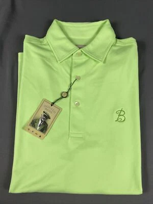 Camisa de golf Donald Ross polo logotipo en el pecho pequeña verde poliéster nueva con etiquetas precio de venta sugerido por el fabricante 98 USD Foto 1 de 4