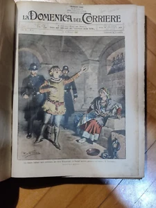 LA DOMENICA DEL CORRIERE - Annata completa 1908 rilegata - Picture 1 of 6
