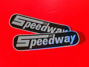 SPEEDWAY (NOS) Tank Decals 1973 Baron Shrike Super Spyder Widow Maker Mini Bike - Picture 1 of 1