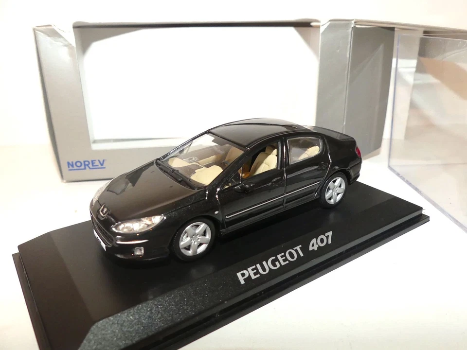 PEUGEOT 407 Noir Obsidien NOREV 1:43 - Photo 1/2