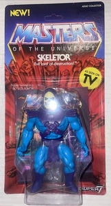 SUPER7 MOTU MASTERS OF THE UNIVERSE 5.5” HE-MAN SKELETOR AS SEEN ON TV SERIES 1 - Picture 1 of 1