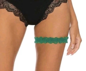 We Are HAH | Free People | One And Done Strumpfband in Smaragd | OS | Neu mit Etikett - Bild 1 von 4